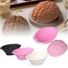 1pcs Silicone Brain Shape Mold For Diy Ice Cubes Puddings Chocolates Cakes Halloween Christmas Festival Party
