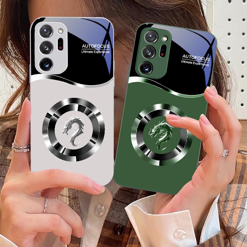 Круглый Новый Голова Дракона Для Samsung M 02 12 Note 8 9 10 20 A 01 A02 A03 Core 04 A05 06 10 12 13 14 15 A16 стекло Ультра чехол для телефона