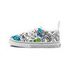 Crayola X Authentic Elastic Lace Toddler Sketch Your Way Baby Sneakers White Multi-Color VN0A34A1ARE