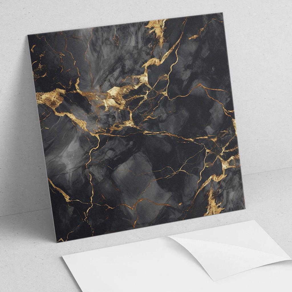Naklejane Kafelki Pcv Z Motywem Idealne Do Przedpokoju Elegancki Wzór Marmuru 20X20X20 Cm