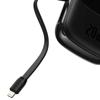 Powerbank Baseus Qpow Pro Z Kablem Lightning, Portem Usb-C I Usb, 20000Mah, 20W (Czarny)
