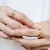 eveningbell [silver925] Tinsel ring (gold)