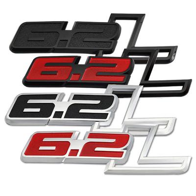 3D Наклейки на автомобиль Эмблема Логотип Значок Декали для F150 6.2L Hummer H2 Chevrolet C7 Camaro 6.2 L Mercedes Dodge Challenger