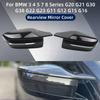 ABS Карбон Глянцевый Черный Замена Накладок на Зеркала Бокового Вида Для BMW 3 4 5 7 8 Серии G20 G21 G30 G38 G22 G23 G11 G12 G15 G16
