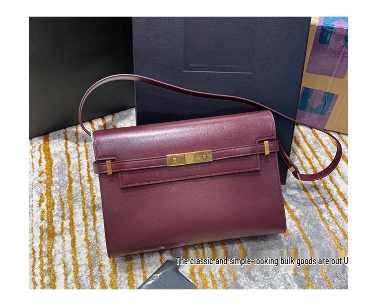 2024 Genuine Leather Women's Classic Tofu Crossbody Bag - Fashionable, Versatile, Small Square Handbag