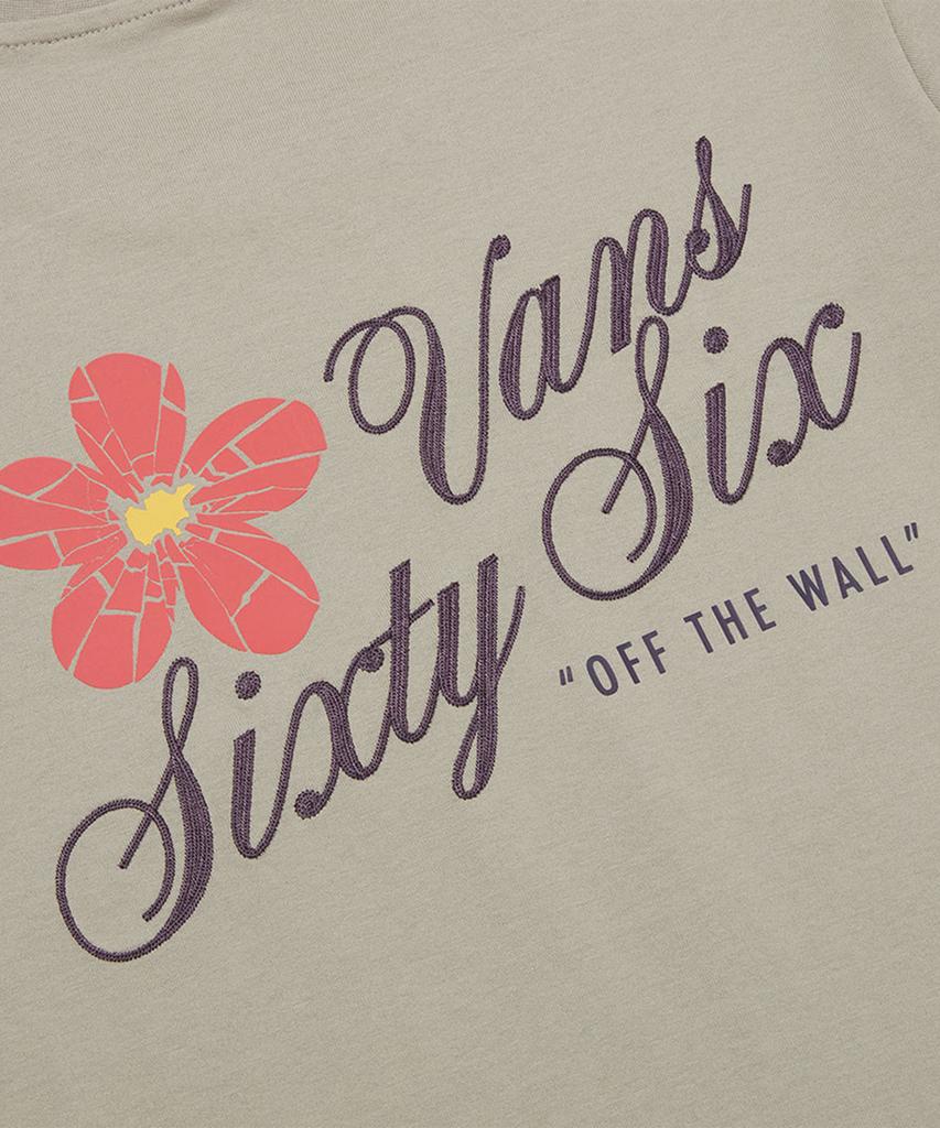 VANS New Flower Logo Short Sleeve Tee - London Fog / Vn000Nnrzuj1