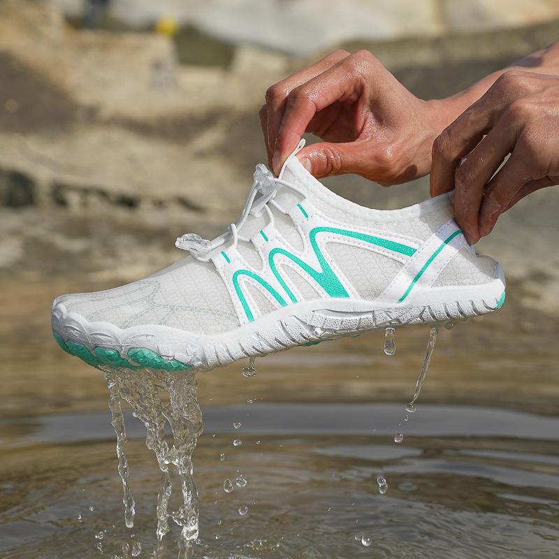 Уличная быстросохнущая пляжная обувь с пятью пальцами, легкая амфибийная обувь для ходьбы по воде, обувь для рафтинга, нескользящая обувь для ручьев, обувь для снорклинга