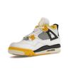 Air Jordan 4 Retro Vivid Sulphur Женские кроссовки Белый кокосово-молочный антрацит AQ9129-101