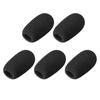 Uxcell Foam Microphone Covers, 60mm Long, 30-33mm Outer Diameter, Conference Microphone Windscreen, Mic Shield Protection, Pack of 5