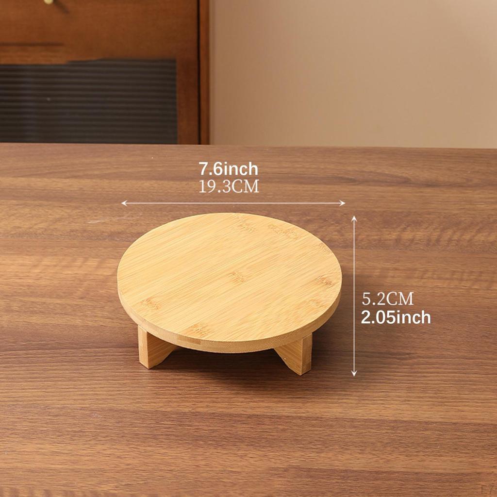 Wooden Planter Stand Desktop Potted Holder Multifunctional Modern Accessories Flower Pot Rack Small