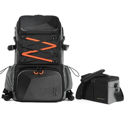 Сумка для камеры Concept Camera Backpack из материала EVA, водонепроницаемый и ударопрочный, 32 л, стильный рюкзак с дождевиком для хранения дюймового ПК