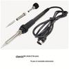 Паяльная станция Noshida Hakko 936 с белой подсветкой, ручка для паяльника 907 с силиконовым проводом