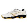 Mizuno Sky Blaster CN Нескользящие Прочные Низкие Кроссовки для Бадминтона Унисекс Белый Платиновый 71GA234601
