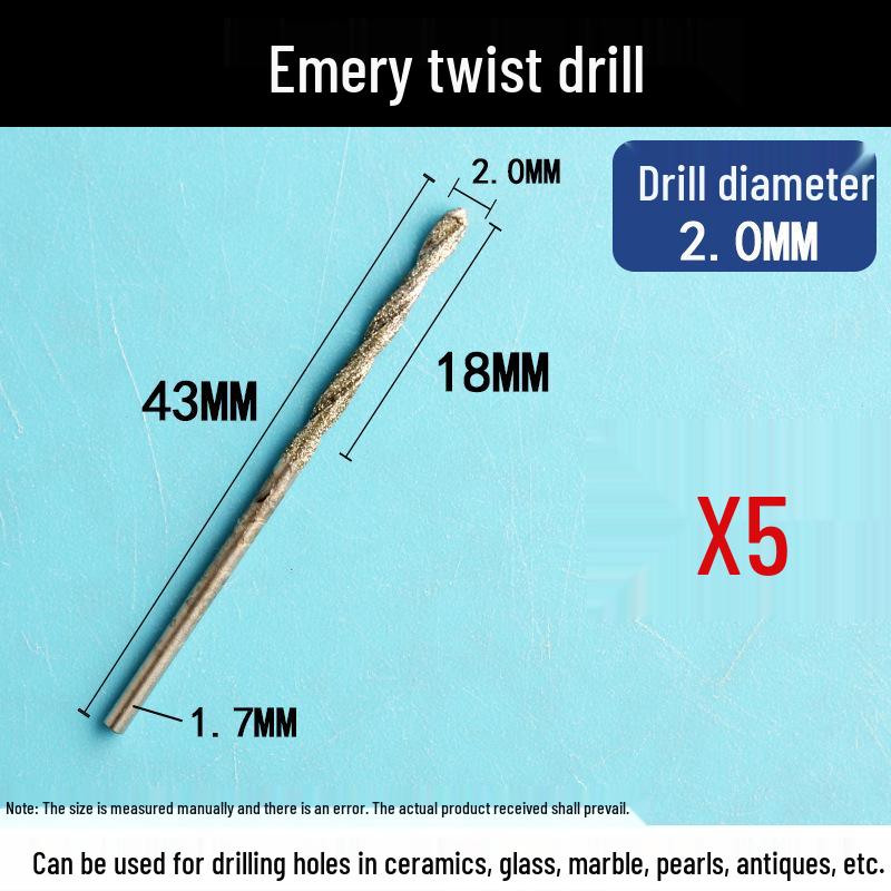 Jade Grouting & Tile Drill Bit - Hollow Needle Design for Precision