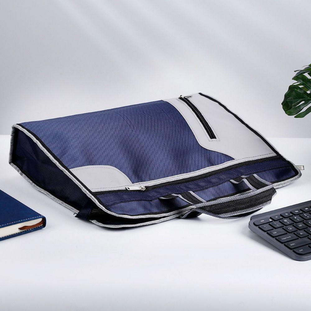 Папка-регистратор формата А4 из ткани Оксфорд, большая вместимость, деловой портфель, сумка для документов, школьные принадлежности