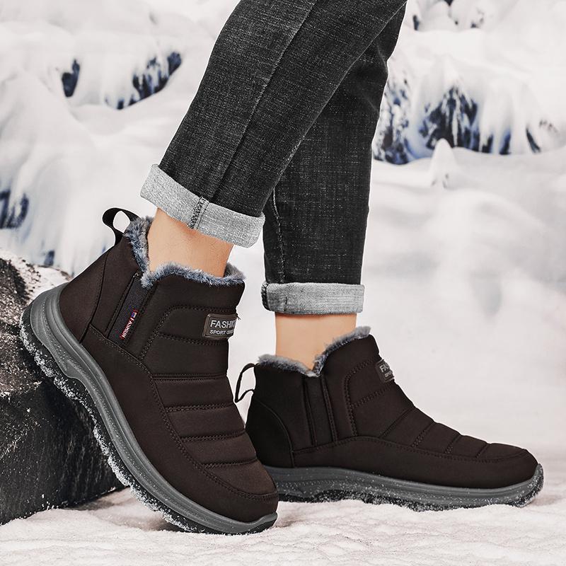 MCTIN Осенне-зимние женские толстые теплые спортивные туфли с нескользящей амортизацией, легкие высокие мужские кроссовки