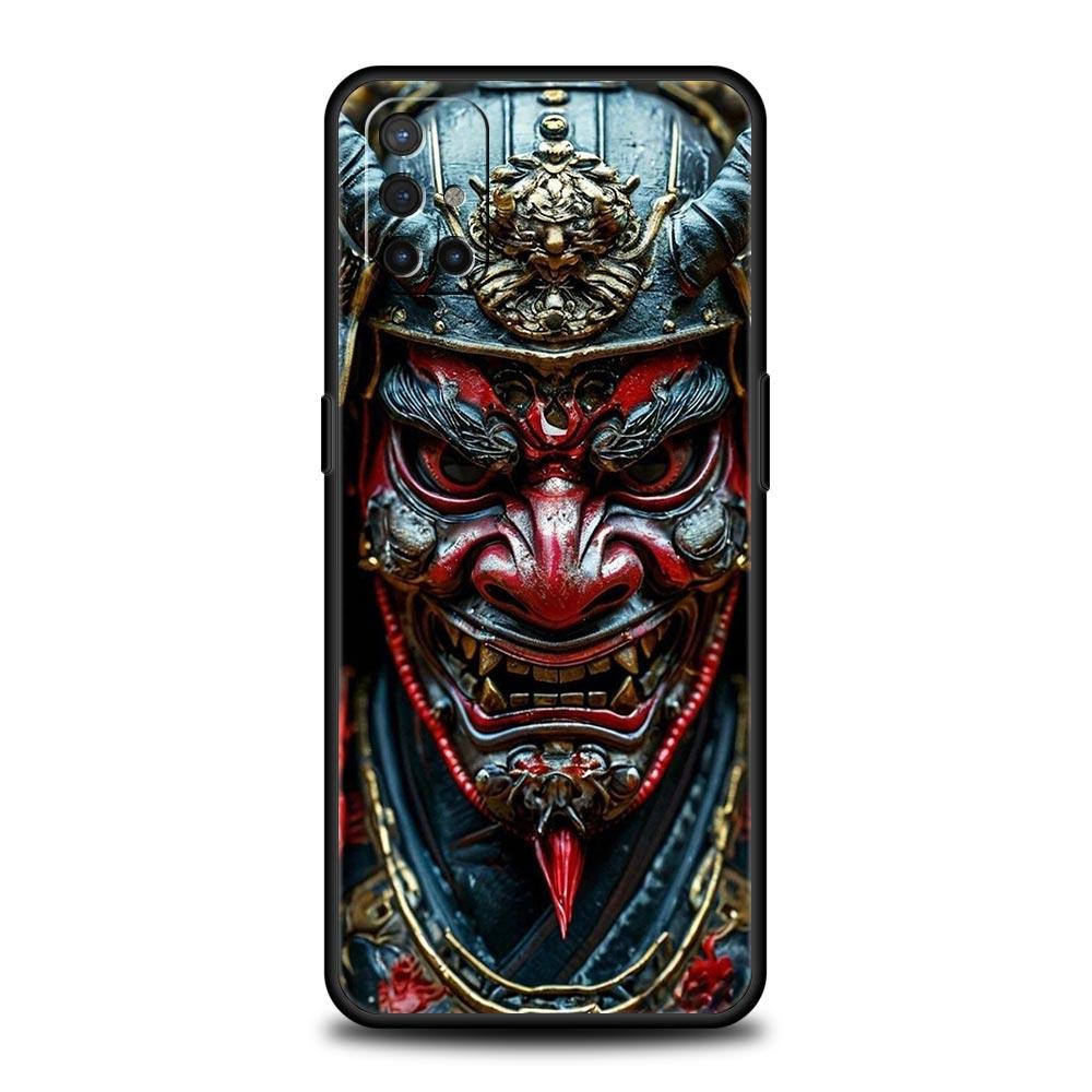 Чехол для телефона для OnePlus 15 13 12 11 10 9 8 7T Pro 13T 13R 12R 10R 9RT 8T Nord 2T CE 2 3 5G Lite Cover Япония Лицо Призрака Самурай