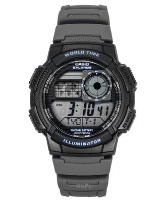 Стандартный цифровой ремешок из полимерной смолы Кварцевые часы AE-1000W-8AV 100М Мужские часы