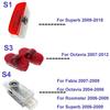 WMZW4 2PCS for Skoda VRS Fabia Octavia Roomster Superb Car Door Welcome Courtesy Logo Lights Ghost Projector Shadow Lamps Accessories