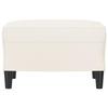 349288 vidaXL Repose-pied Crème 60x50x41 cm Similicuir