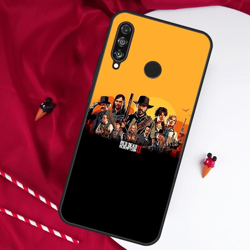 Чехол Red Dead Redemption 2 для Huawei Nova 11 Pro 9 10 SE Y60 Y70 Y90 Y61 Y91 Y73 Y72 12i 11i 8i P20 P30 P40 Lite