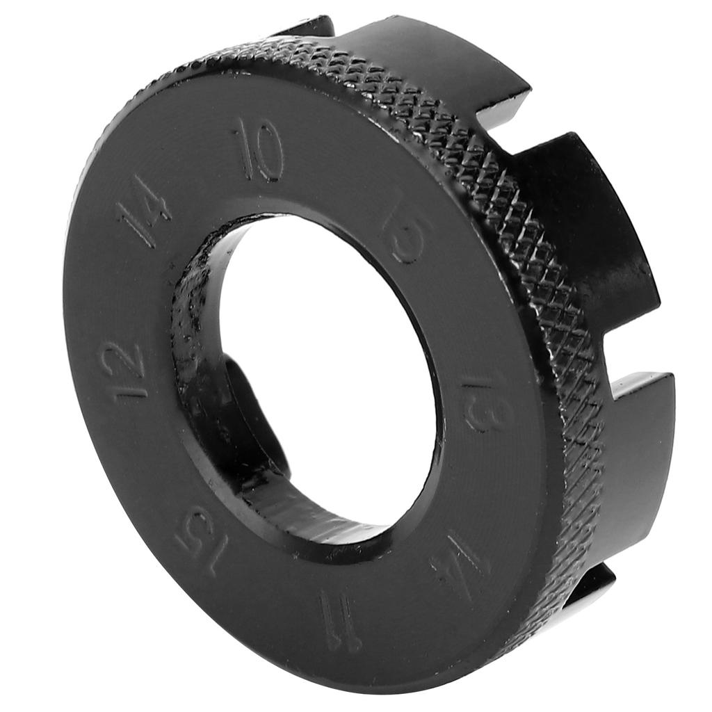 Велосипедный 8-сторонний спицевой ключ, ключ для ниппелей спиц велосипеда, спицевой ключ для ободов колес, инструмент для ремонта, черный