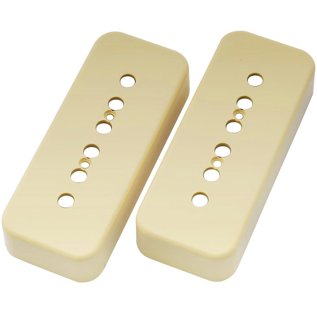 Musiclily Pro P90 Pickup Soap Bar PU Cover USA for Gibson LP Les Paul Electric Cream of Guitar, (Set 2)