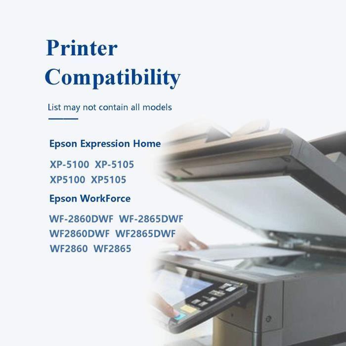 ПРИНТЕР Caidi 502xl Картриджи с чернилами Совместимый для Epson 502 XL Epson XP-5105 XP-5100 Workforce Pro WF-2865DWF WF-2860DWF2039