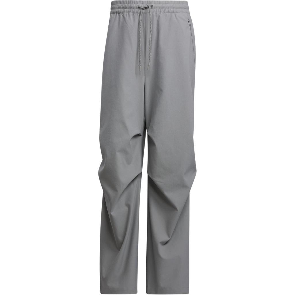 Adidas Originals FW23 Solid Color Drawstring Loose Knit Joggers Men Bottoms Grey IZ1531
