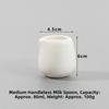 1pc Single Unit Ceramics Creamer Container White Color Ceramics Cup Pitcher  Tableware Use