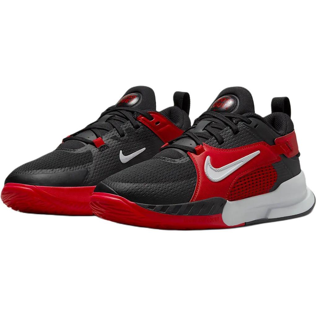 Nike Кроссовки Crosscourt GS Черный Белый Университетский Красный Детские FN2231-003