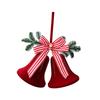 Christmas Bell Ornament Pendant Sturdy Lightweight Multipurpose for Christmas Decoration Tree Hanging Ornament for Holiday