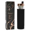Tea Infuser Bottle Glass Onyx Crystal Rose Gold