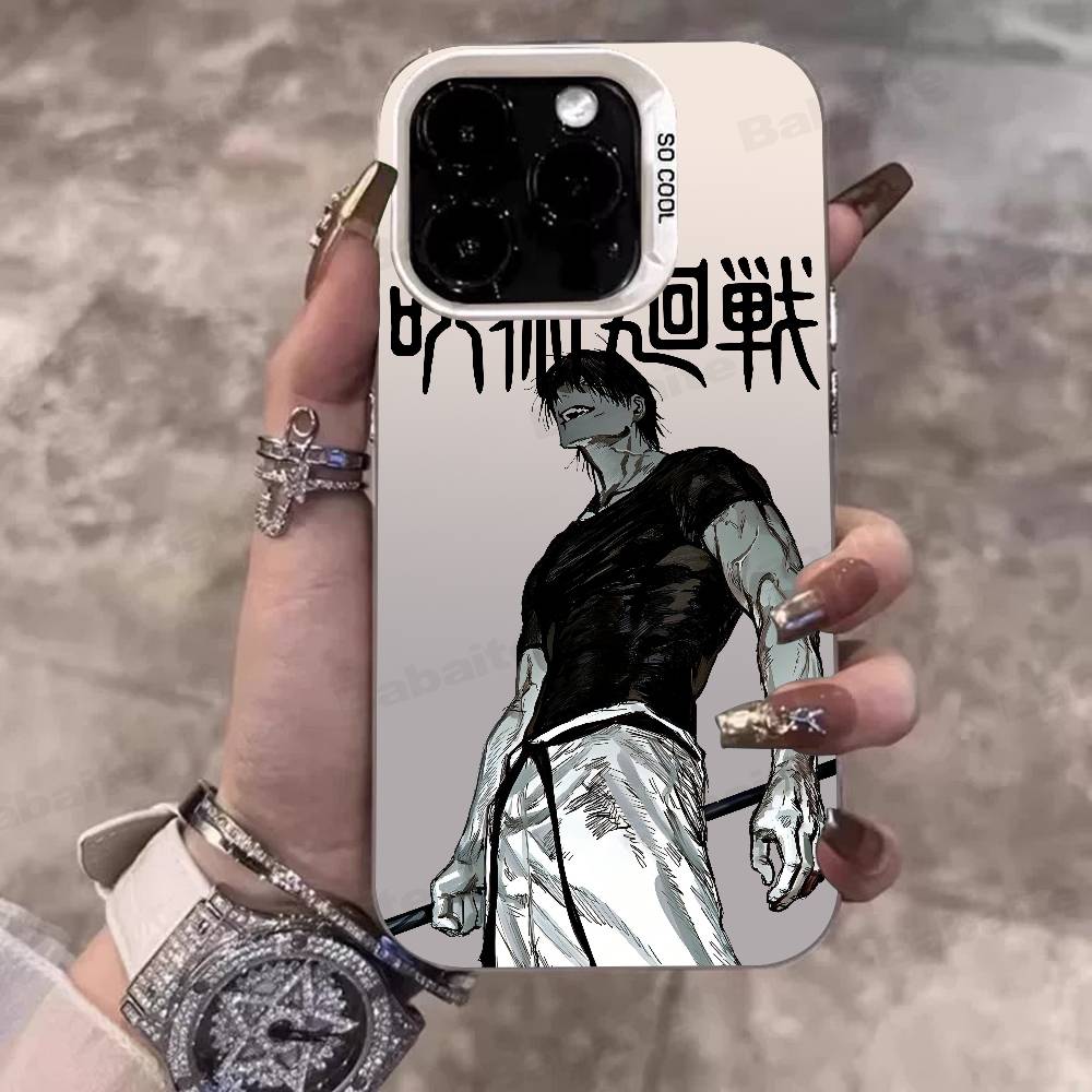 J-Jujutsu Toji Kaisen F-Fushiguro Чехол для телефона Для iPhone 17 16 15 14 13 12 11 Pro Max Plus Pro Цветной корпус