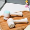 Household Manual Cleansing Brush Two-sided Soft Bristle Massage Brush Household Pore Cleaning Silicone Face Wash Brush