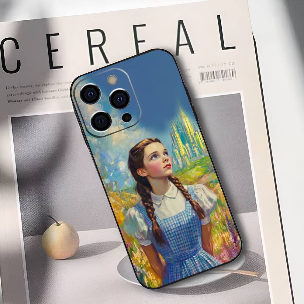 Soft Silicone Black 'Wizard of Oz' Phone Case - the Great And Terrible Design Compatible with iPhone 17/16/15/14/13/12/11 pro