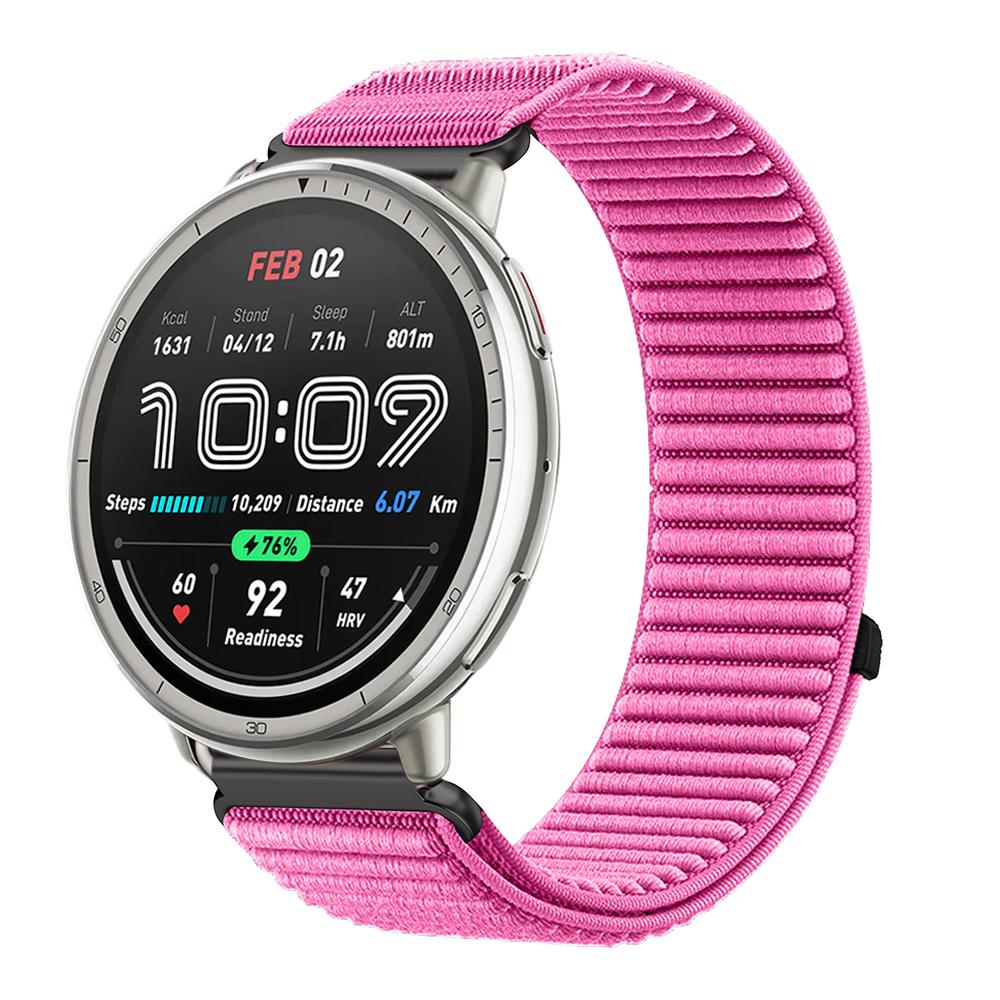 20 мм 22 мм Нейлоновый ремешок-петля для Amazfit Active 2 Ремешок для Amazfit Balance 2/Helio/Bip 6 5/GTR/GTS 4 3 Дышащий браслет