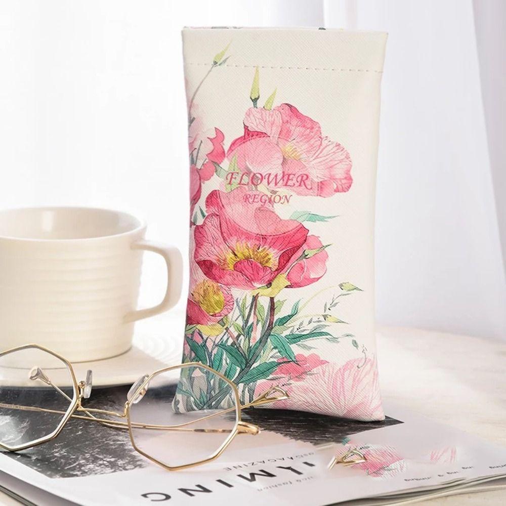 Soft Lining Eyewear Storage Bag Automatic Closing Glasses Box Colorful Sun Glasses Case Girl