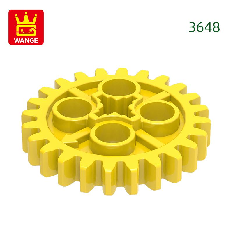 72 шт./лот №3648 24 шестерни червячные шестерни блок Moc цветные аксессуары Совместимо с featuring Brick СДЕЛАЙ САМ Детская игрушка детали для сборки