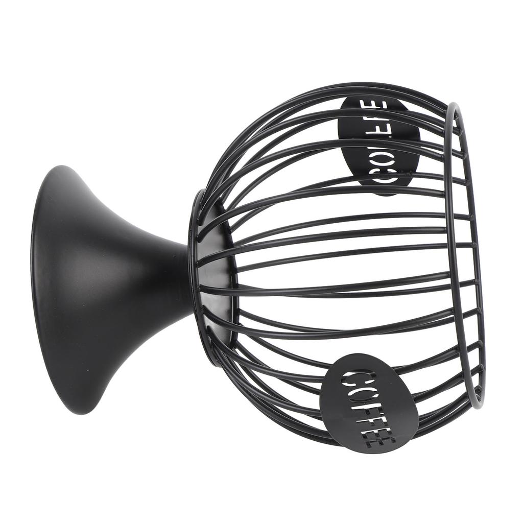 Корзина для кофейных капсул Утяжеленное основание Железо Современный держатель для кофейных капсул для дома Настольное украшение