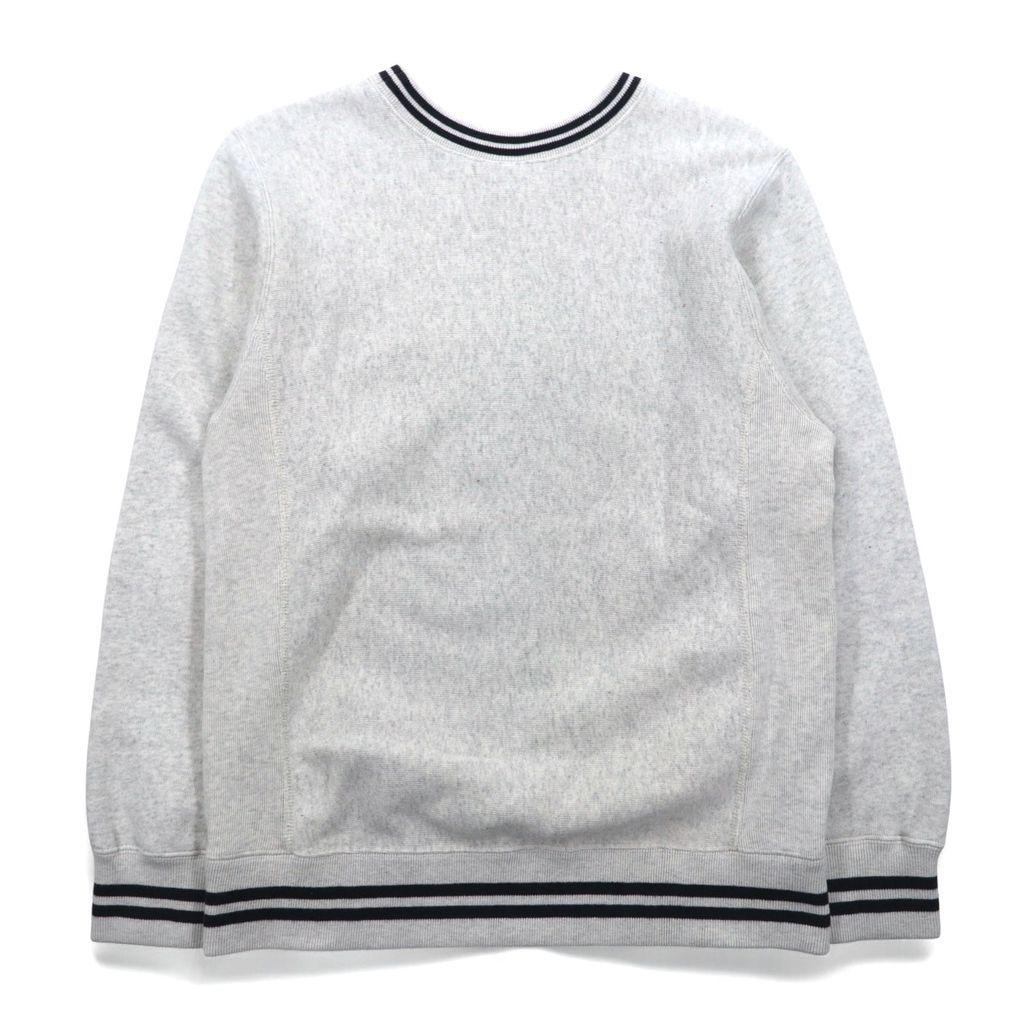 Б/у Champion REVERSE WEAVE Ribline Свитшот M Серый Одиночный Синяя бирка Репринт C3-G029