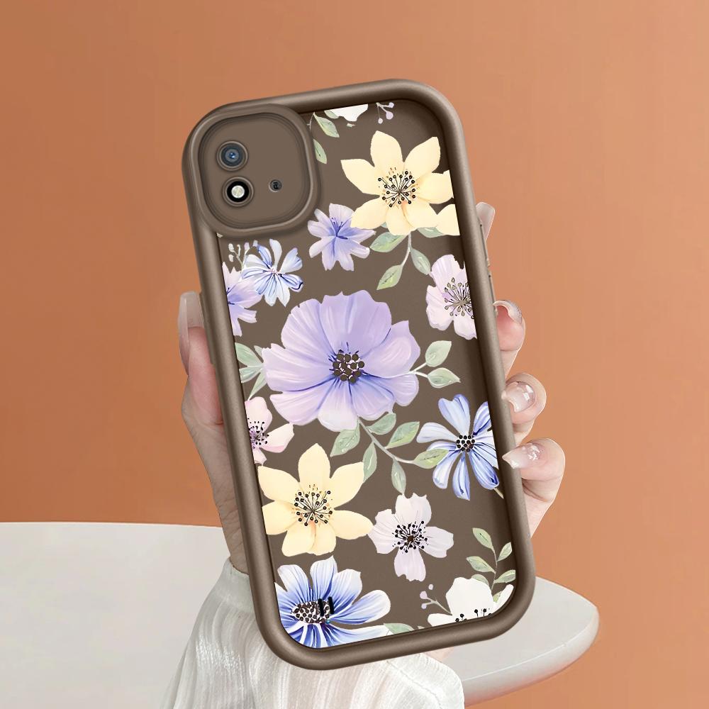 Мягкий силиконовый квадратный чехол с рисунком лестницы для телефона, полное покрытие, противоударный защитный резиновый чехол для камеры для OPPO Realme