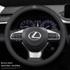 PPFX2 Кожаная Накладка на Руль Автомобиля Lexus Противоскользящие Аксессуары Для Lexus F SPORT ES RX NX LS UX LM LX GX LC RZ IS CT GS RC HS SC