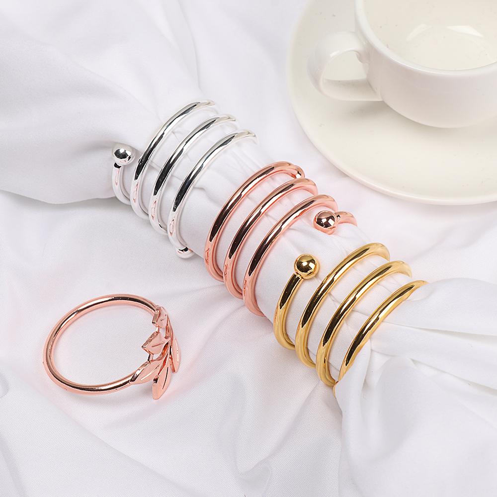 Hotel Party Supplies Kitchen Gadgets Napkin Rings Table Decoration Napkin Buckle Towel Holder