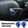 Mirror Hole Cover Cap, Motorcycle Mirror Hole Plug, Bike Hole Plug, Compatible with M8/M10,