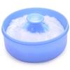 Vaorwne Baby Soft Face Makeup Powder Puff Sponge Box Case Container (Blue)