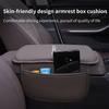 gzbf5 PU Leather Car Armrest Box Mats Auto Center Console Covers for Mitsubishi Outlander ASX Fortis Lancer Pajero Sport Eclipse Cross