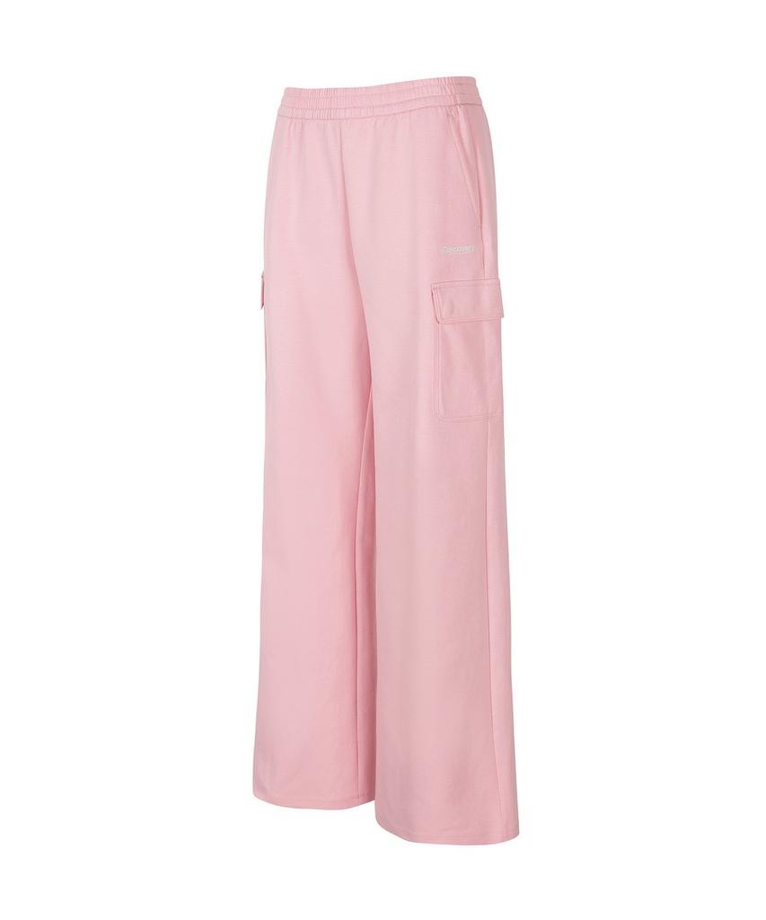 DISCOVERY EXPEDITION Women'S Tech Knit Training Semi-Wide Cargo Pants (L/Pink)