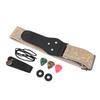 Guitar Strap Vintage Embroidered Pattern Length Adjustable Wide Guitar Belt for Acoustic Electric Guitars Bass