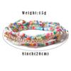 Bohemian Style Beads Bracelet for Women Fashion Multi-layer Bead Mixed Color Elastic Bracelets Ladies Hand Chain GZW